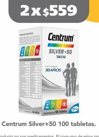 Farmacia San Pablo Centrum silver tab 4000ui caj c/100 oferta