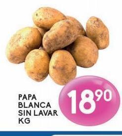 Alsuper Papa blanca sin lavar oferta