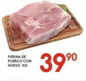Pierna de cerdo con hueso