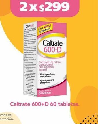 Farmacia San Pablo Caltrate 600+d tab 400ui caj c/60 oferta
