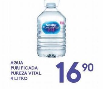 Alsuper Agua purificada pureza vital 4 litro oferta