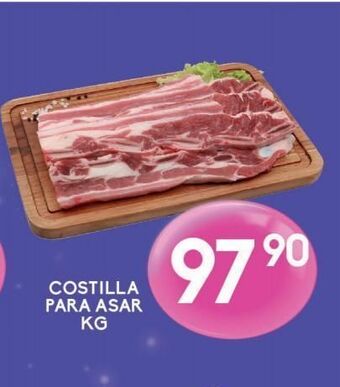 Alsuper Costilla para asar oferta