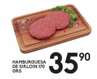 Alsuper Hamburguesa de sirloin 170g oferta