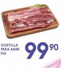 Alsuper Costilla para asar kg oferta