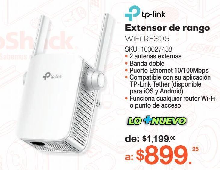 Repetidor de señal wifi radioshack hot sale