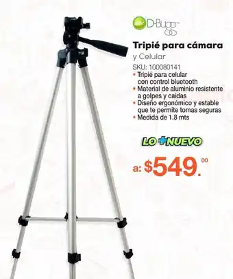 RadioShack Tripié para cámara y celular d-bugg oferta