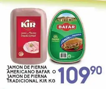 Jamón de pierna americano bafar o jamón de pierna kir kg