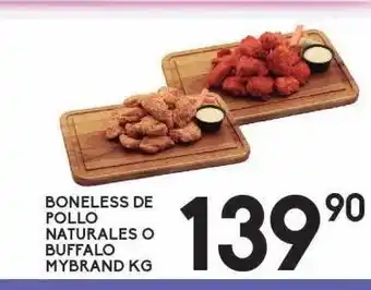 Alsuper Boneless de pollo naturales y bufalo mybrand kg oferta