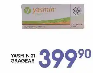 Alsuper Yasmin bayer 21 grageas oferta
