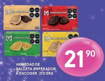 Variedad de galletas emperador 273g
