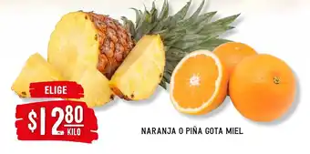 Soriana Híper Naranja o Piña Gota Miel oferta