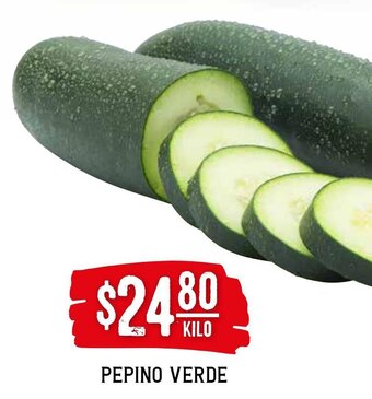 Soriana Híper Pepino Verde oferta