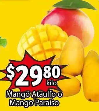 Soriana Híper Mango Ataulfo o Mango Paraiso oferta