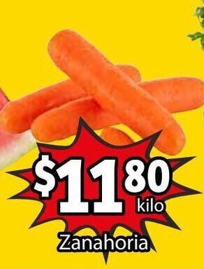 Soriana Híper Zanahoria oferta