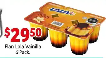 Soriana Híper Flan Lala Vainilla 6 Pack oferta