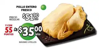 Soriana Híper Pollo Entero oferta