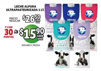 Leche Alpura Ultrapasteurizada 1 Lt