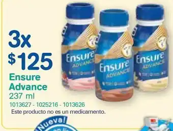 Ensure advance 237 ml x 3 unidades