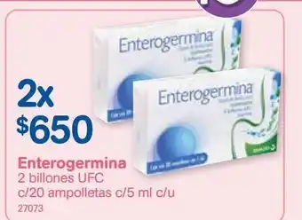 Enterogermina 2 billones ufc x 2 unidades