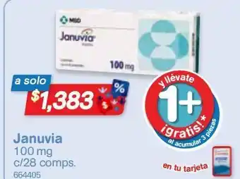 Januvia 100mg c/28 comps