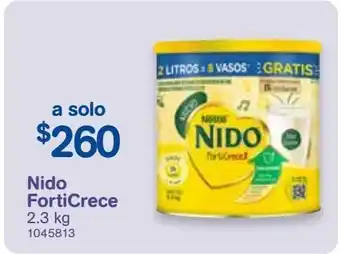 Farmacias Benavides Leche infantil nido forticrece 2.3kg oferta