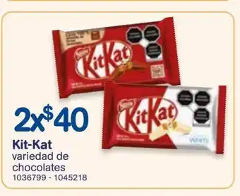 Chocolates kitkat x 2un