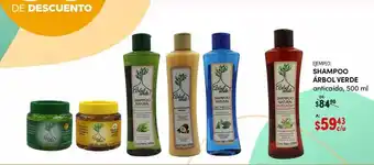 DelSol Shampoo árbol verde 500ml oferta
