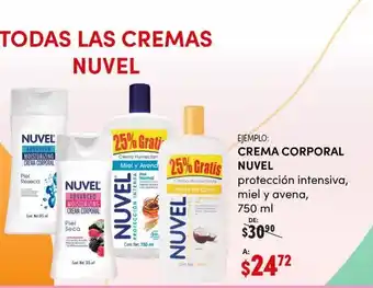 DelSol Crema corporal nuvel 750ml oferta