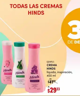 DelSol Cremas hinds 400ml oferta