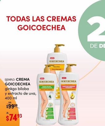 Cremas goicoechea 400ml