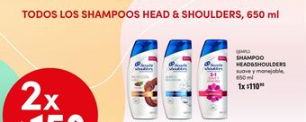 Shampoo head & shoulders 650ml