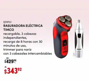 Rasuradora eléctrica timco