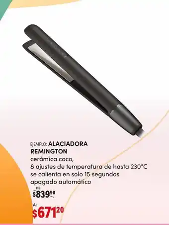 Alaciadora remington