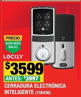 Cerradura electrónica inteligente de aluminio
