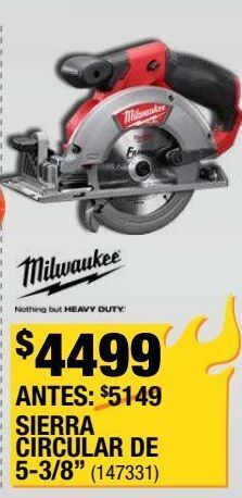 The Home Depot Sierra circular de 5-3/8" oferta