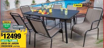 The Home Depot Juego de jardín creekview 7 piezas oferta