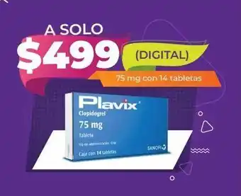 Plavix 75mg c/14 tabs