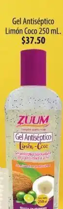 Gel antiséptico limón coco zuum 250ml