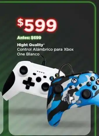 Bodega Aurrerá Control inalambrico xbox one blanco oferta