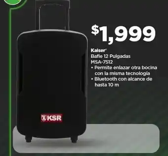 Kaiser bafle 12 pulgadas