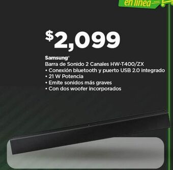 Bodega Aurrerá Barra de sonido samsung oferta