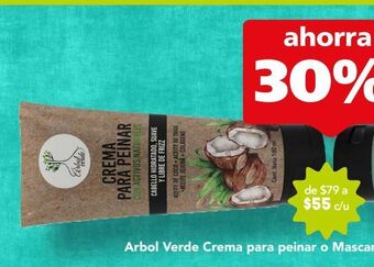 Arbol verde crema para peinar 180ml