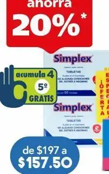 Farmacia San Pablo Nártex simplex 120 tabletas oferta