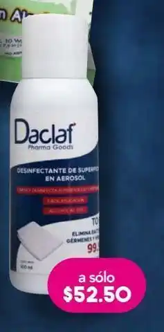 Daclaf desinfectante para superficies 100ml