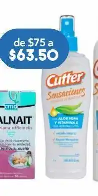 Farmacia San Pablo Cutter sensaciones aloe vera spray 222ml oferta
