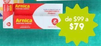 Farmacia San Pablo Árnica montana nartex pack ungüento + arn glóbulos auxiliar en traumatismos oferta