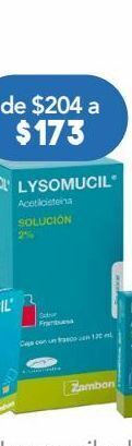Farmacia San Pablo Lysomucil sol 2% fra c/120ml oferta