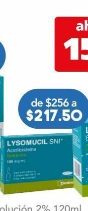Farmacia San Pablo Lysomucil sni sol 100mg ams c/5 oferta
