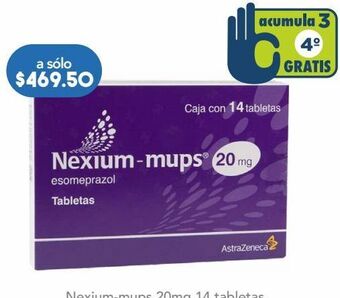 Farmacia San Pablo Nexium mups tab 20mg caj c/14 oferta
