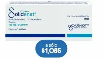 Farmacia San Pablo Solidenat tbl 150mg/24000ui caj c/1 oferta